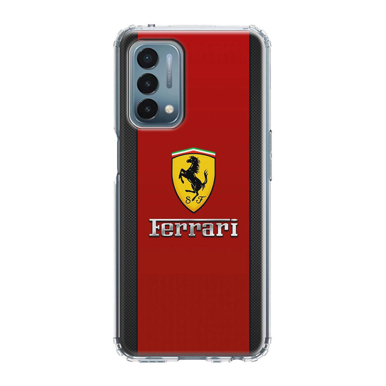 Ferrari Logo Red Carbon OnePlus Nord N200 5G Case