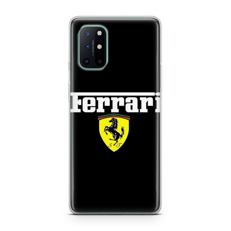 Ferrari Black Logo OnePlus 8T Case