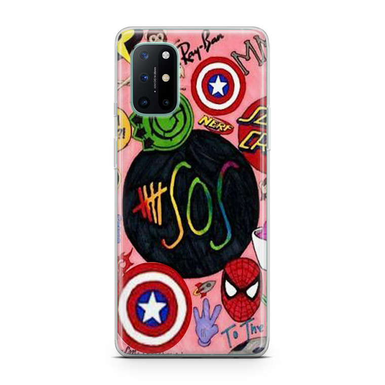 5 SOS Superheroes OnePlus 8T Case