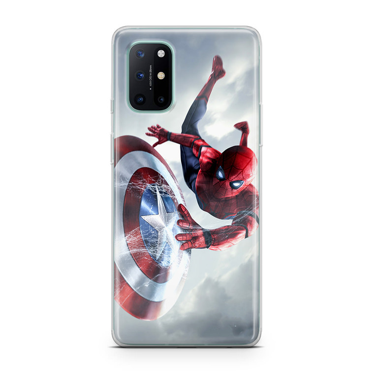 Spiderman Captain America Shield OnePlus 8T Case