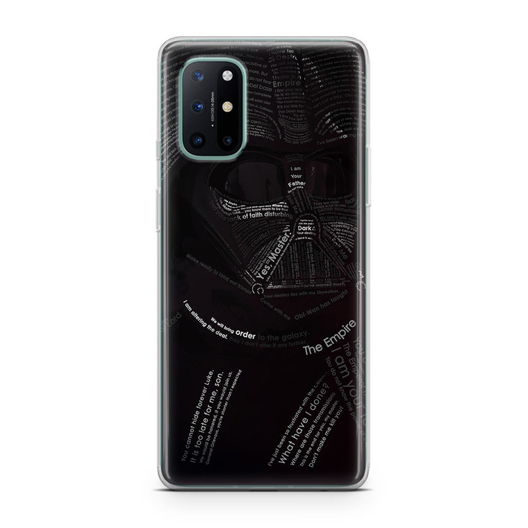 Star Wars Darth Vader Typography OnePlus 8T Case