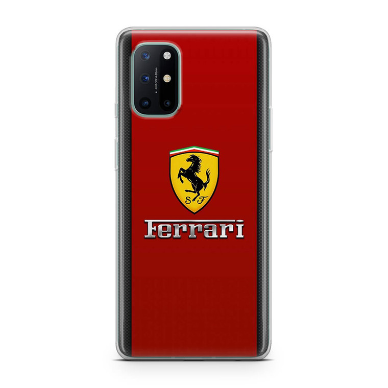 Ferrari Logo Red Carbon OnePlus 8T Case