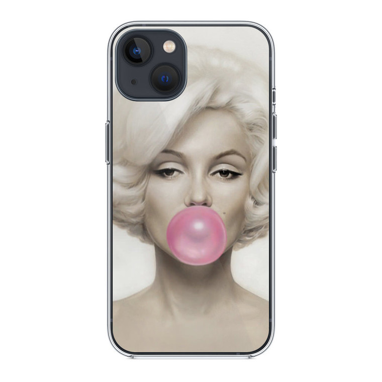 Marylin Monroe Bubblegum iPhone 14 Case