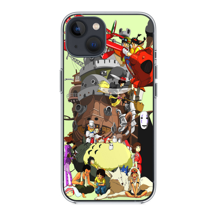 Studio Ghibli Collage iPhone 14 Case