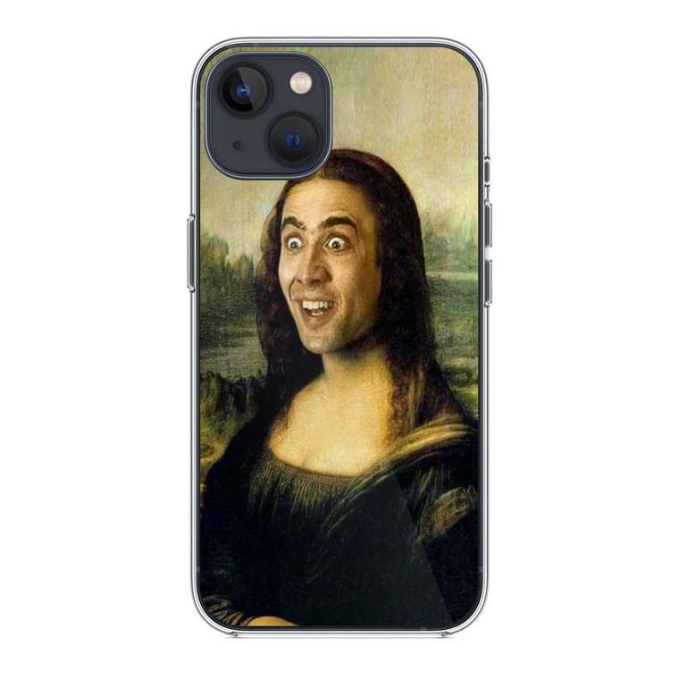 Nicolas Cage Monalisa iPhone 14 Case