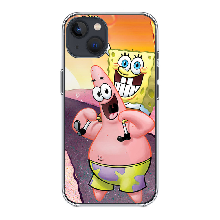 Spongebob and Pattrick iPhone 14 Case