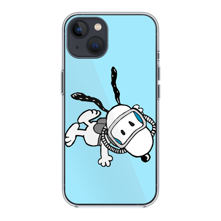 Snoopy Scuba Diving iPhone 14 Case