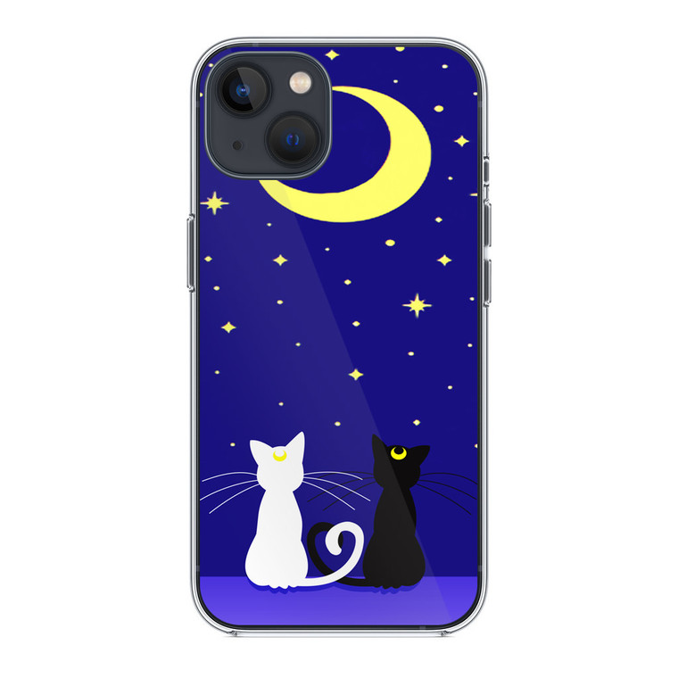 Sailormoon Luna and Arthemis iPhone 14 Case