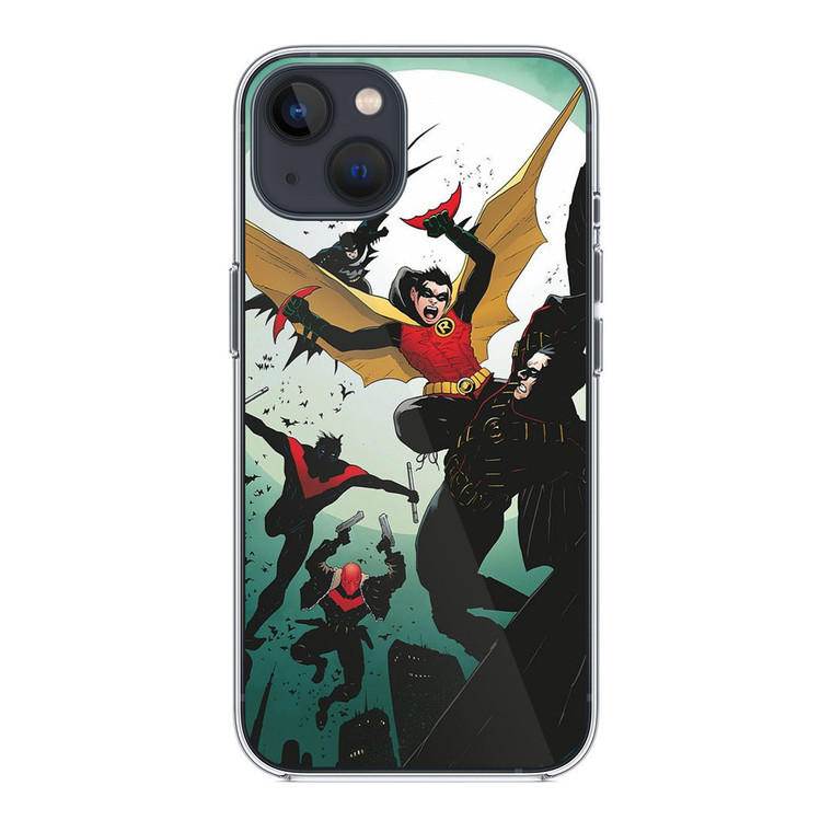 Robin, Red Robin, Red Hood and Nightwing iPhone 14 Case