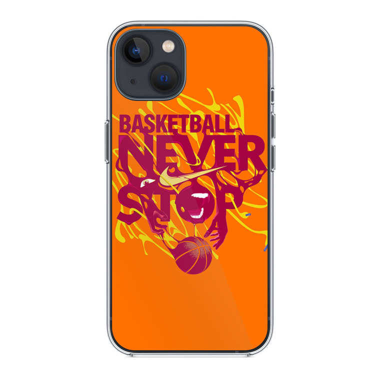 Neverstop Basketball Nike iPhone 14 Case