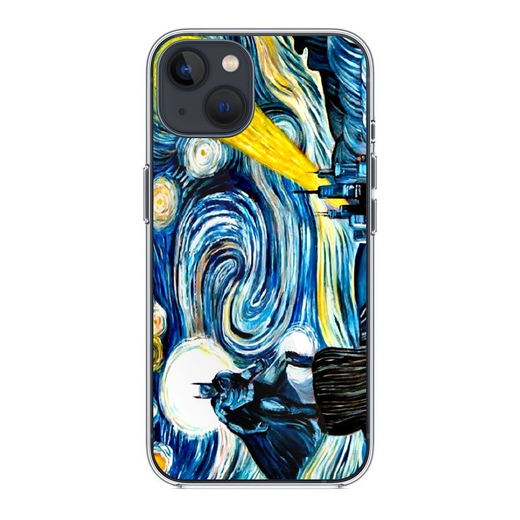 Batman Van Gogh Starry Night iPhone 14 Case