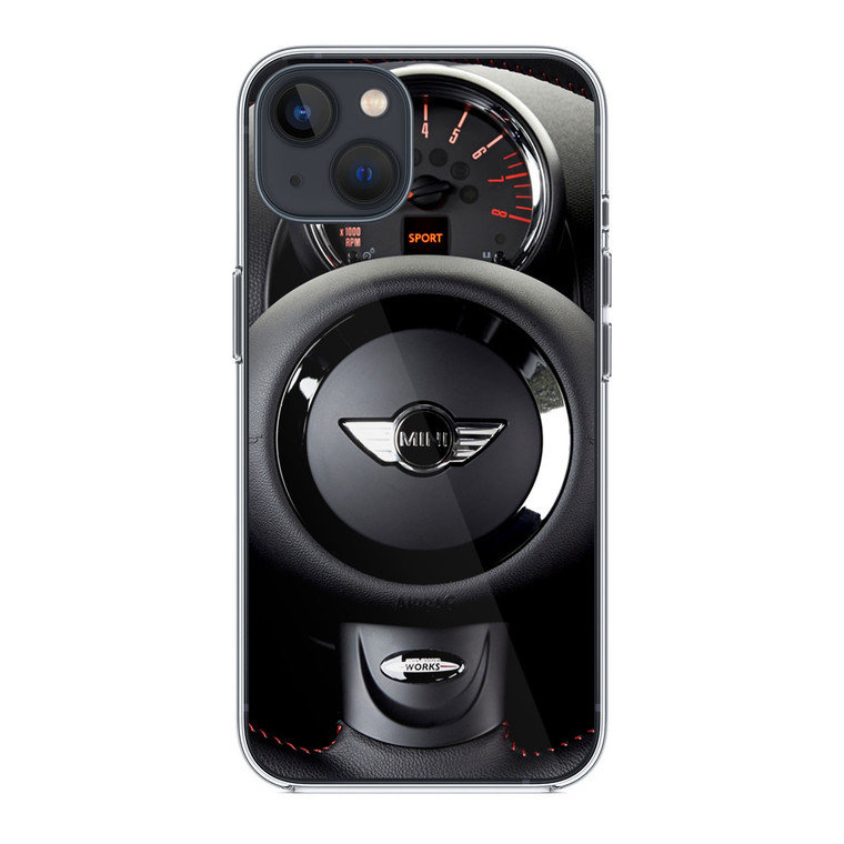 Mini Cooper Steering Wheels iPhone 14 Case