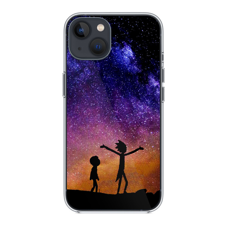 Rick and Morty Space Nebula iPhone 14 Case