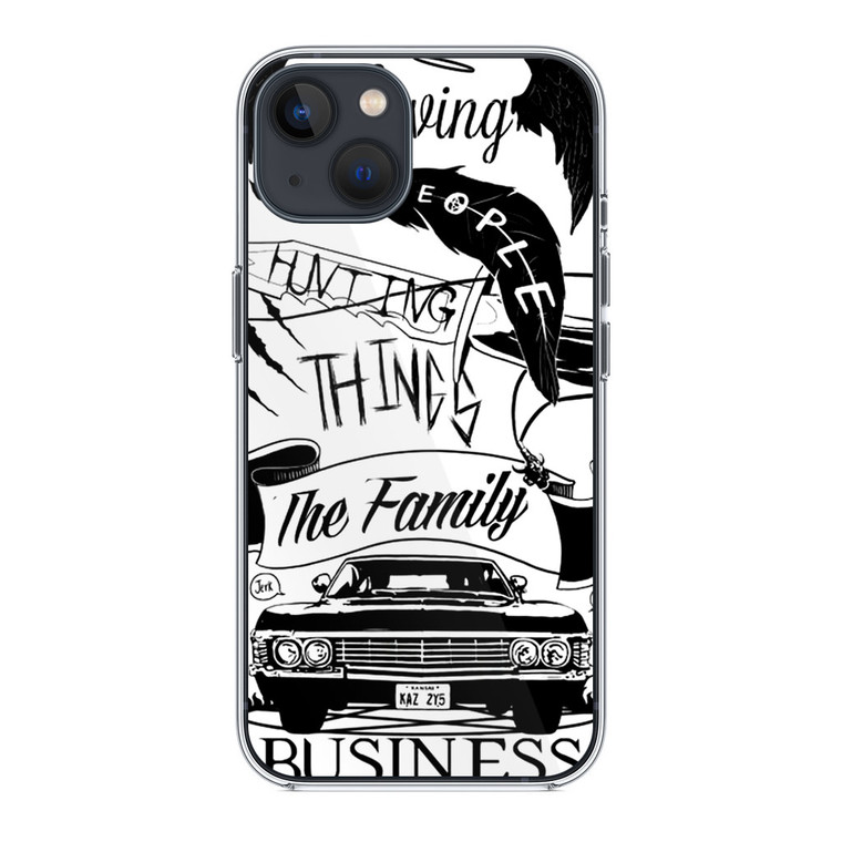 Supernatural Family Business Saving People iPhone 14 Case