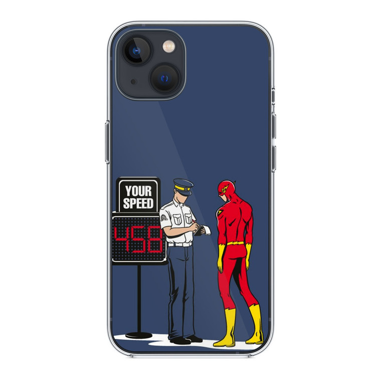 The Flash And The Cop iPhone 14 Case