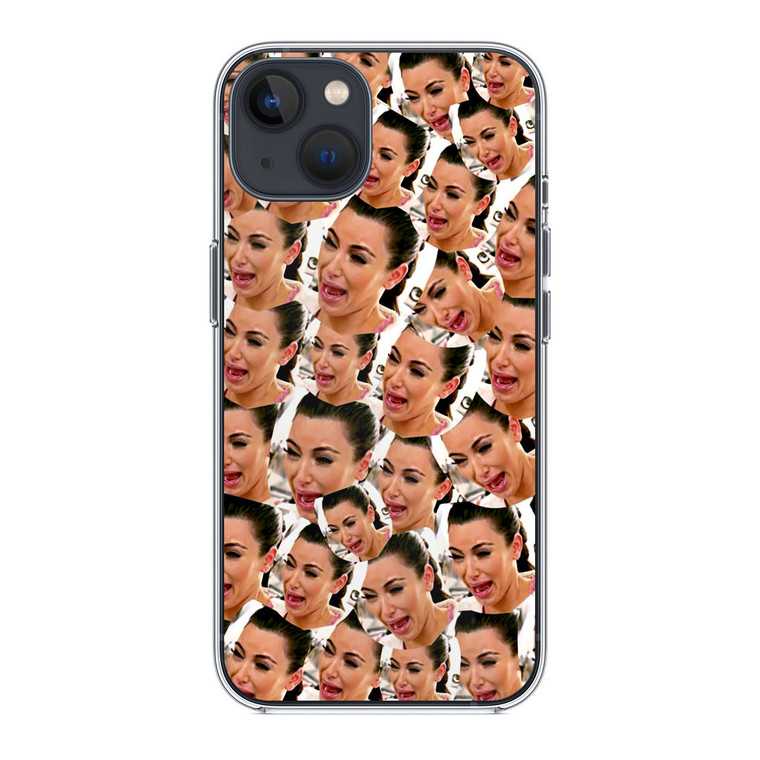 Kim Kardashian Crying Collage iPhone 14 Case