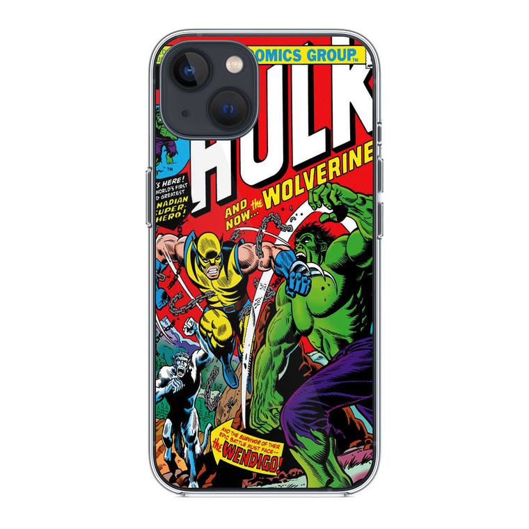 Marvel Comics Cover The Incredible Hulk iPhone 14 Case