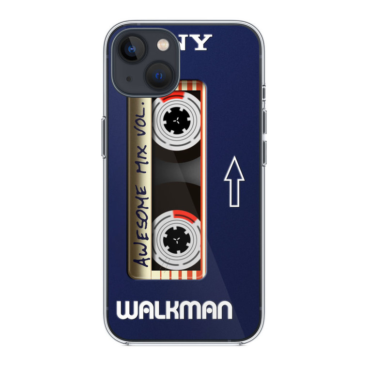 Awesome Mix Vol 1 Walkman iPhone 14 Case