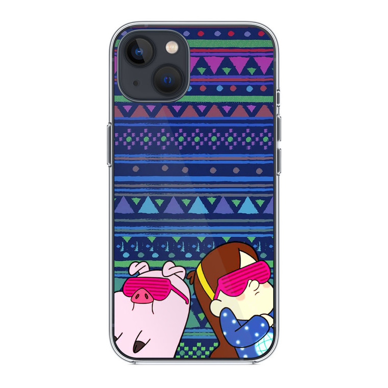 Gravity Falls Waddles And Mabel iPhone 14 Case