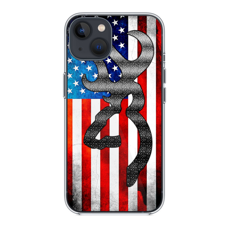 Browning American Flag iPhone 14 Case