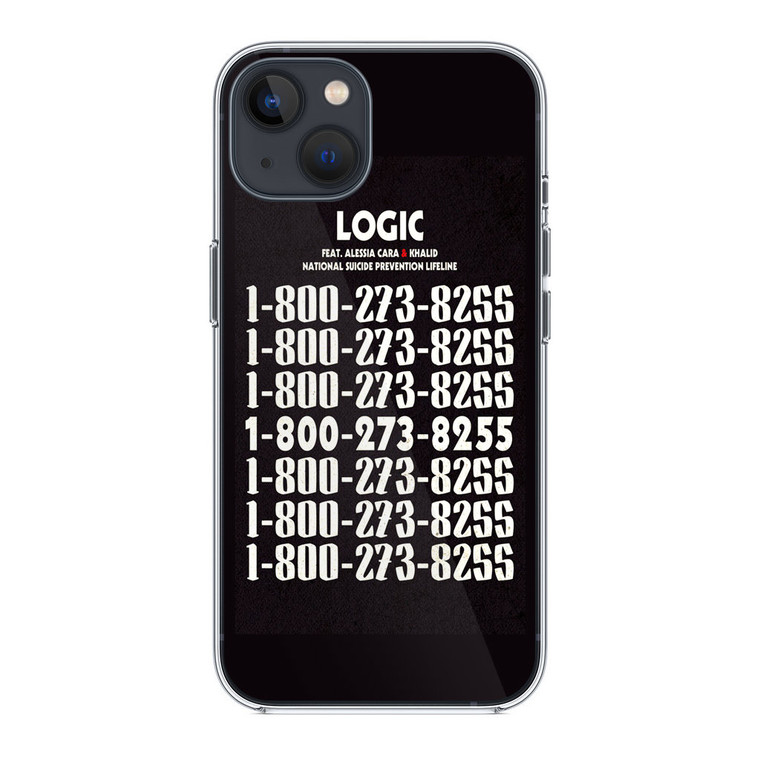 Logic 1-800-273-8255 iPhone 14 Case