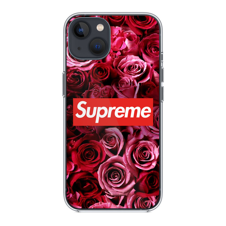 Supreme In Roses iPhone 14 Case