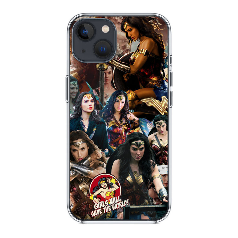 Wonder Woman Collage iPhone 14 Case