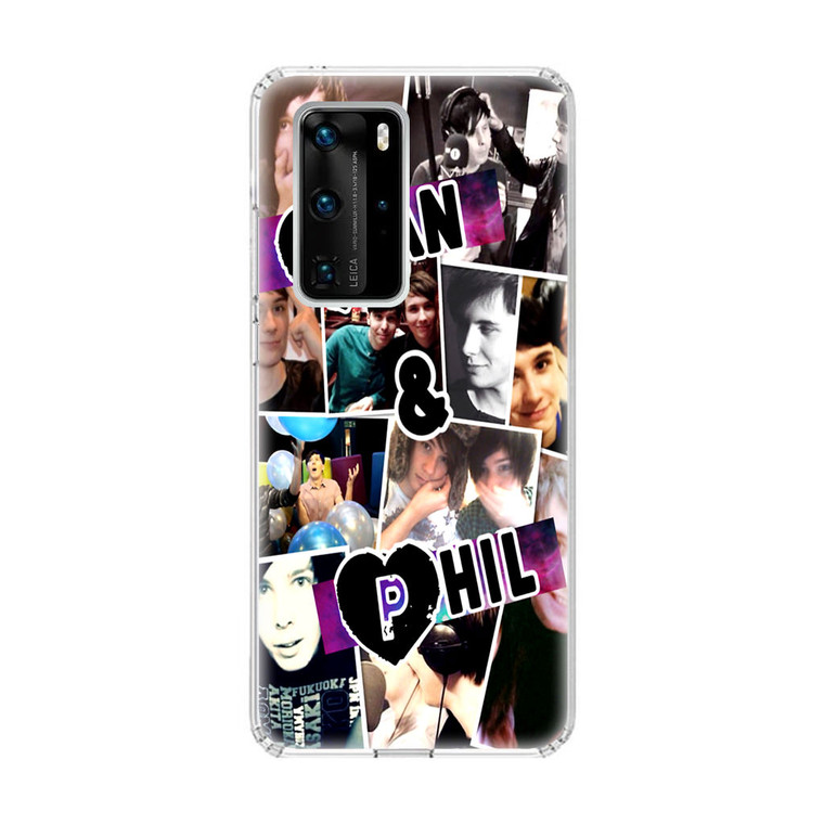 Dan and Phil Collage Huawei P40 Pro Case