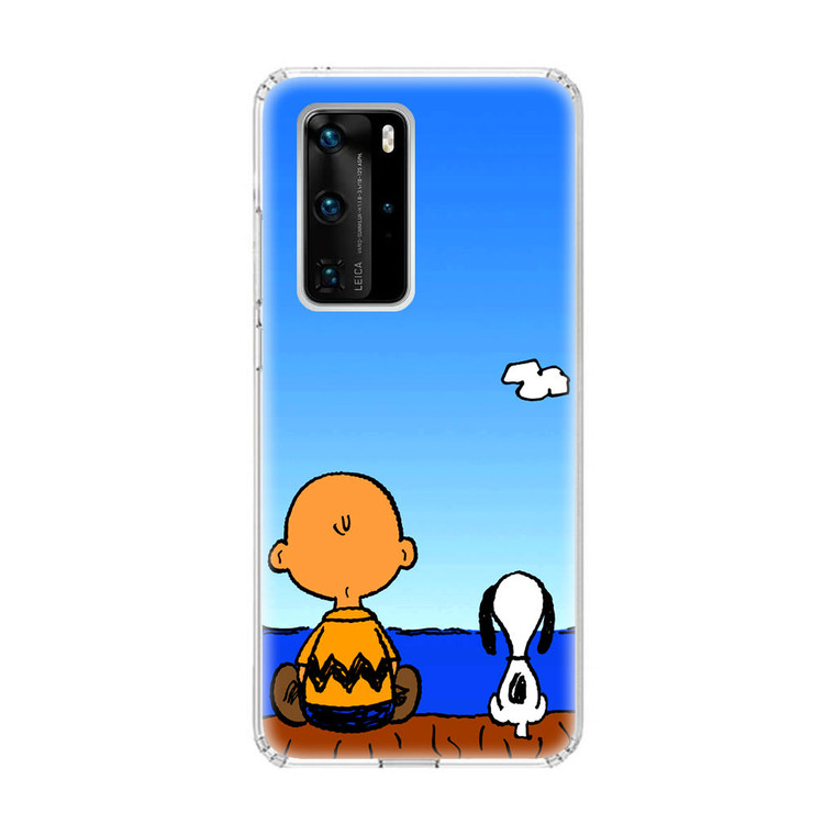Snoopy Charlie Brown Huawei P40 Pro Case
