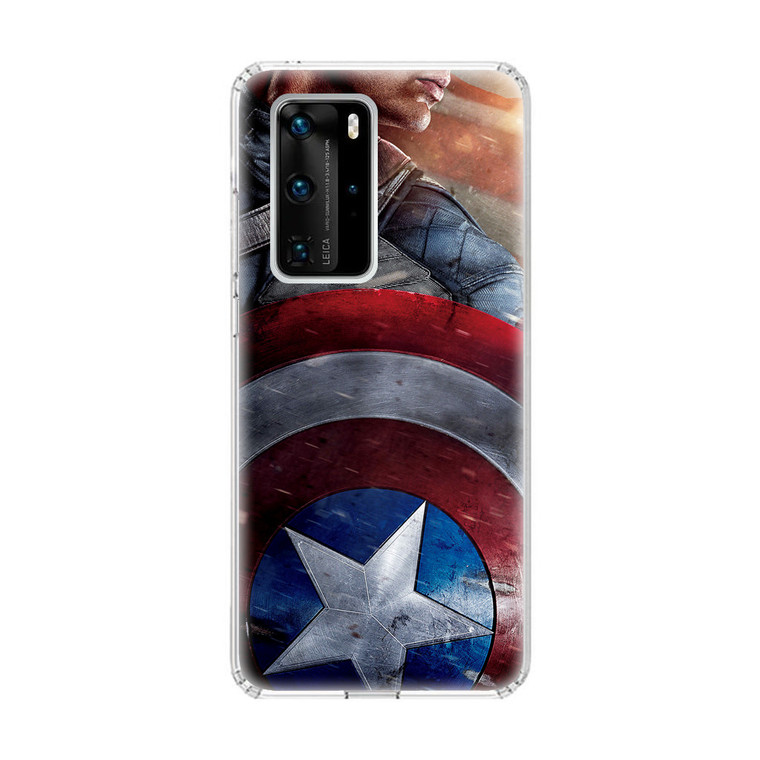 Captain America Poster Huawei P40 Pro Case