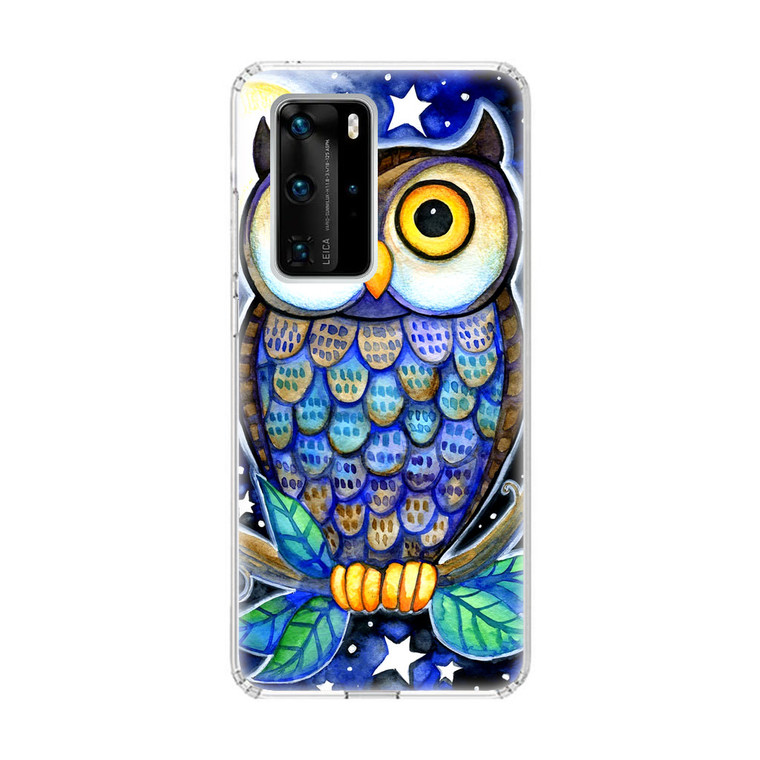 Bedtime Owl Huawei P40 Pro Case