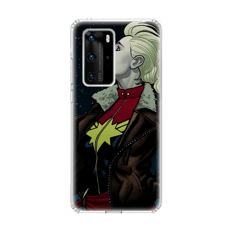 Comics Captain Marvel Huawei P40 Pro Case