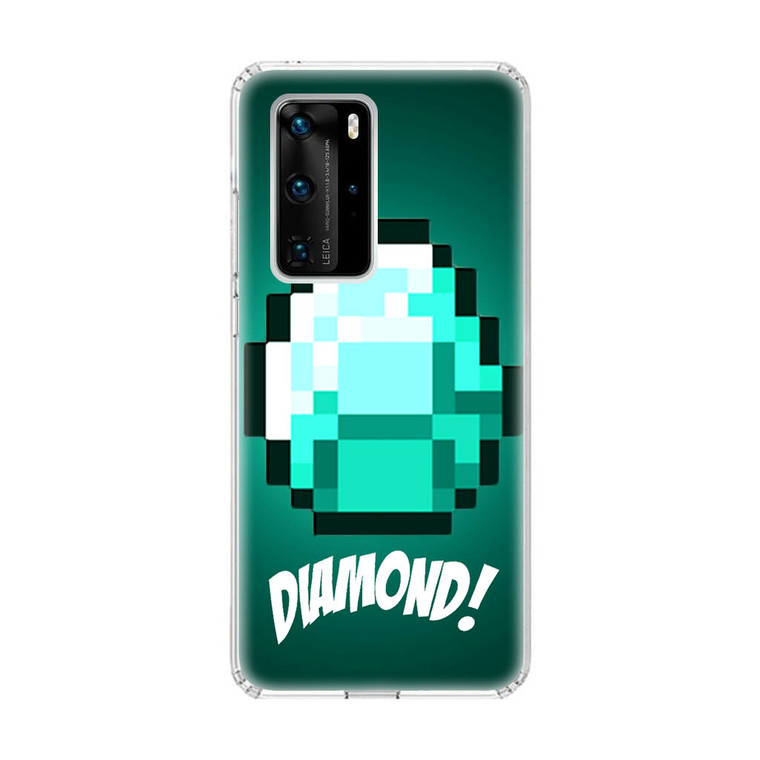 Diamond Minecraft Huawei P40 Pro Case