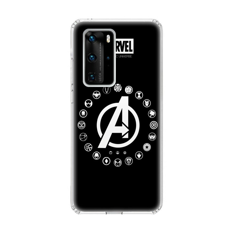 Marvel Universe Logo Huawei P40 Pro Case