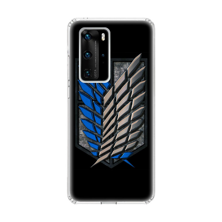 Attack On Titan Logo Huawei P40 Pro Case