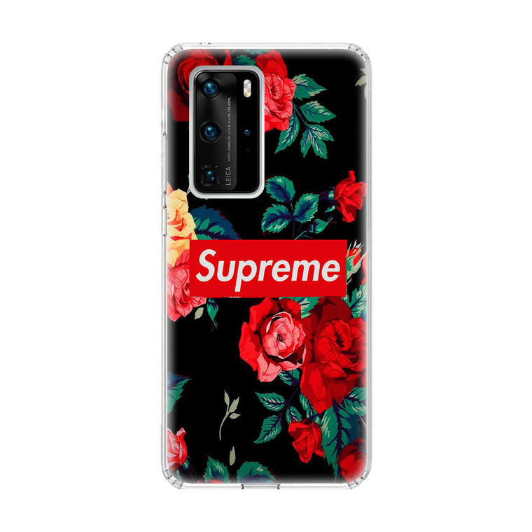 Supreme Rose Flower Huawei P40 Pro Case