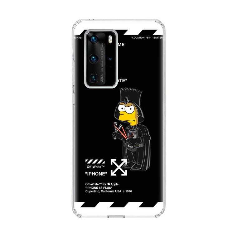 Bart Off White Darth Vader Mode Huawei P40 Pro Case