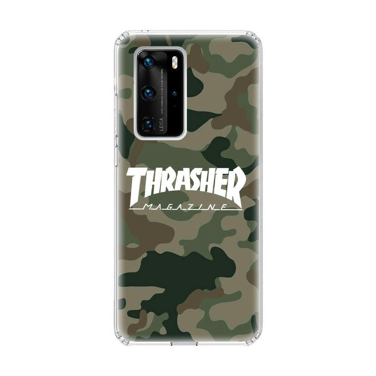 Thrasher Magazine Bape Camo Huawei P40 Pro Case