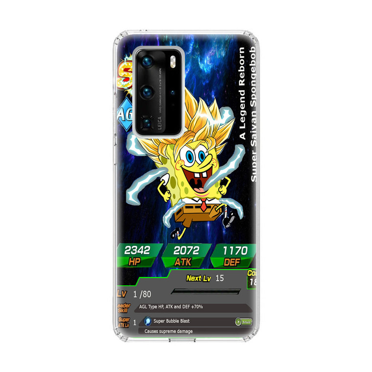 Super Saiyan Spongebob Huawei P40 Pro Case