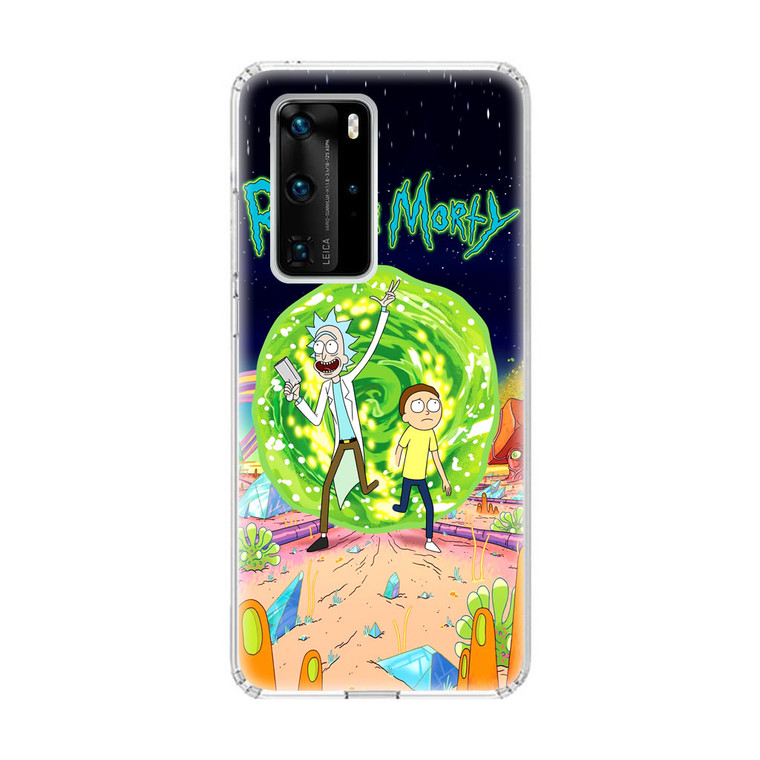 Rick and Morty Poster Huawei P40 Pro Case