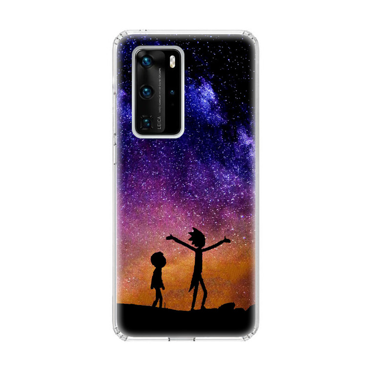 Rick and Morty Space Nebula Huawei P40 Pro Case