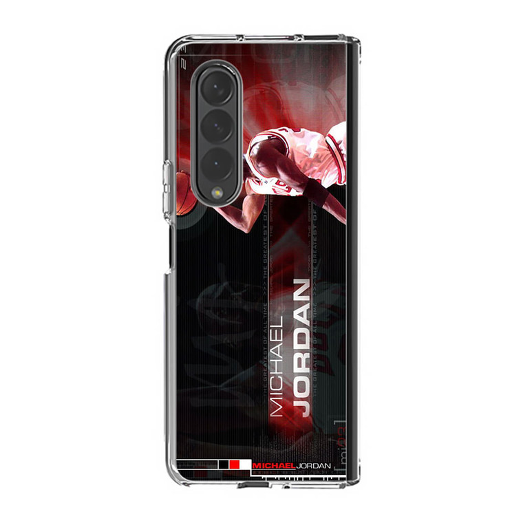 Michael Jordan NBA Legend Samsung Galaxy Z Fold3 Case