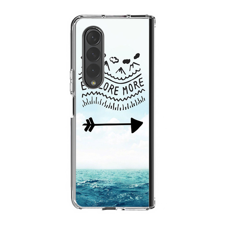 Adventure is Out There Explore More Samsung Galaxy Z Fold3 Case