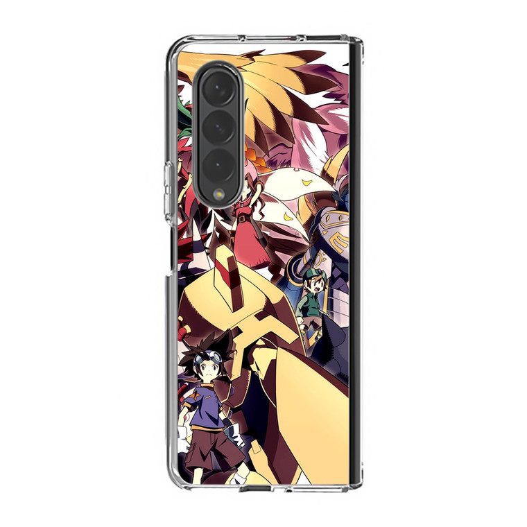 Anime Digimon Samsung Galaxy Z Fold3 Case