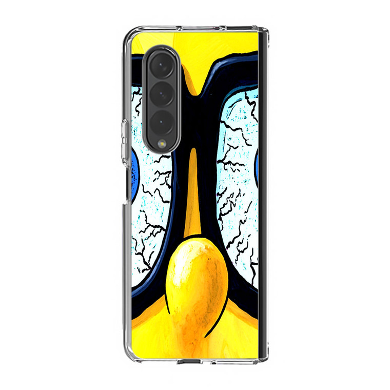 Spongebob Squarepants Glasses Samsung Galaxy Z Fold3 Case