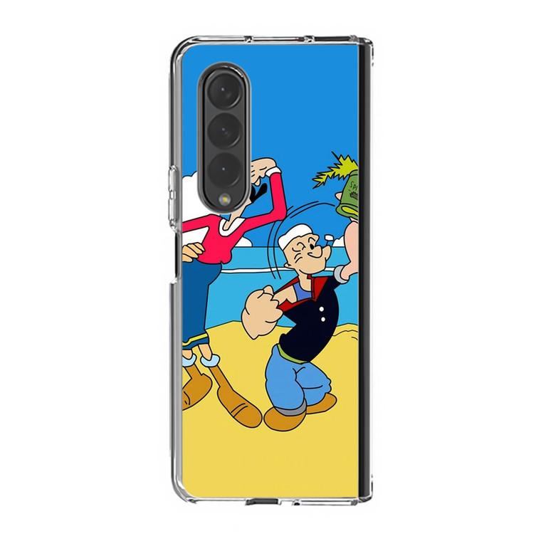 Popeye Cartoon Samsung Galaxy Z Fold3 Case