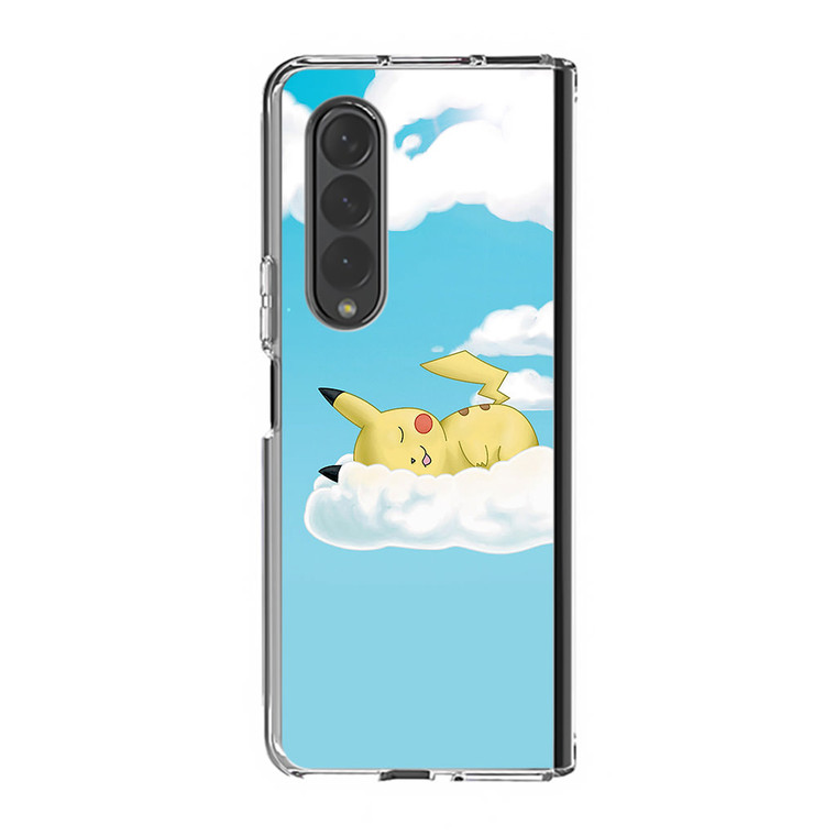 Sleeping Pikachu Samsung Galaxy Z Fold3 Case