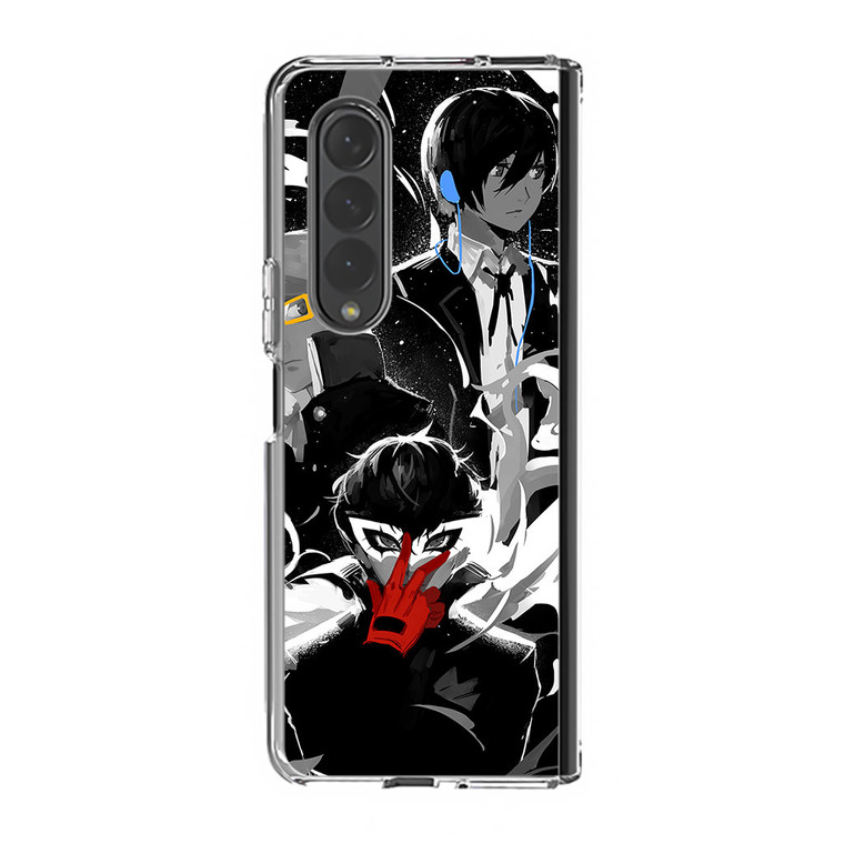 Persona 5 - Protagonist and Arsène Samsung Galaxy Z Fold3 Case