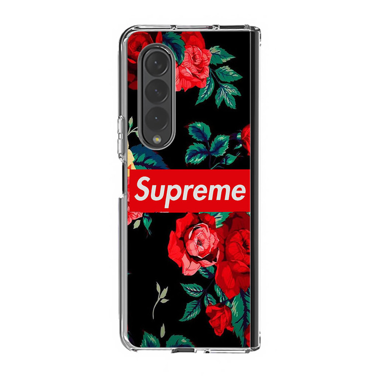 Supreme Rose Flower Samsung Galaxy Z Fold3 Case
