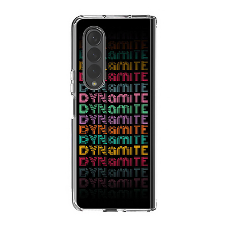 BTS Dynamite Samsung Galaxy Z Fold3 Case